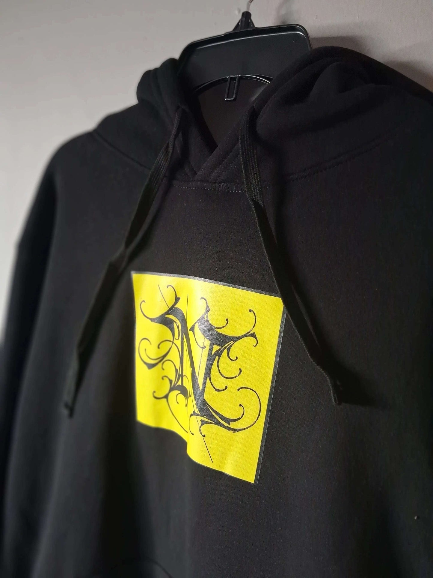 Demon & Angel Gothic Art Fleece Hoodie NONCHALANT Dark Clothing