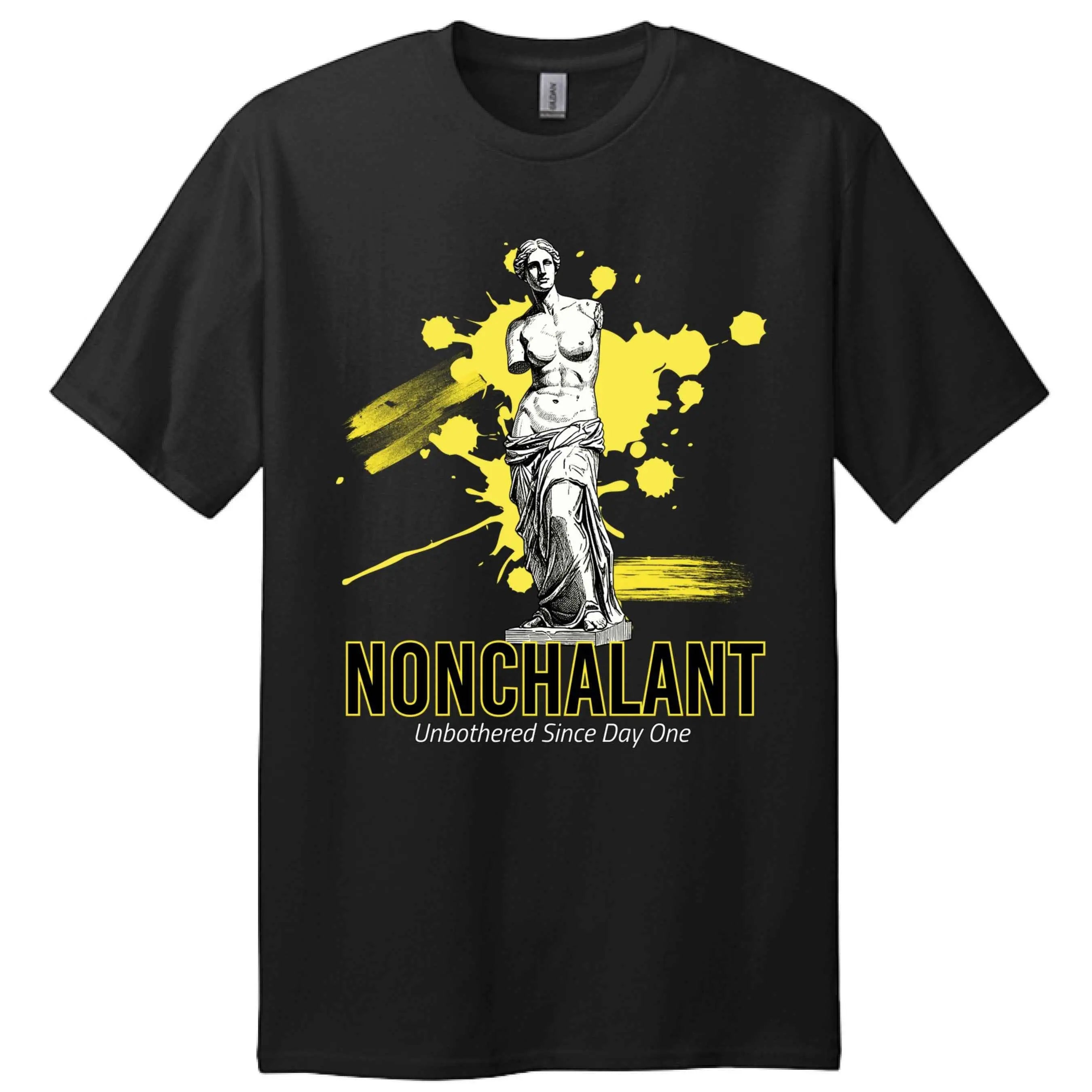 Venus De Milo Tall T-shirt oversized dark aesthetic tee in heavyweight 6 oz cotton with extra length