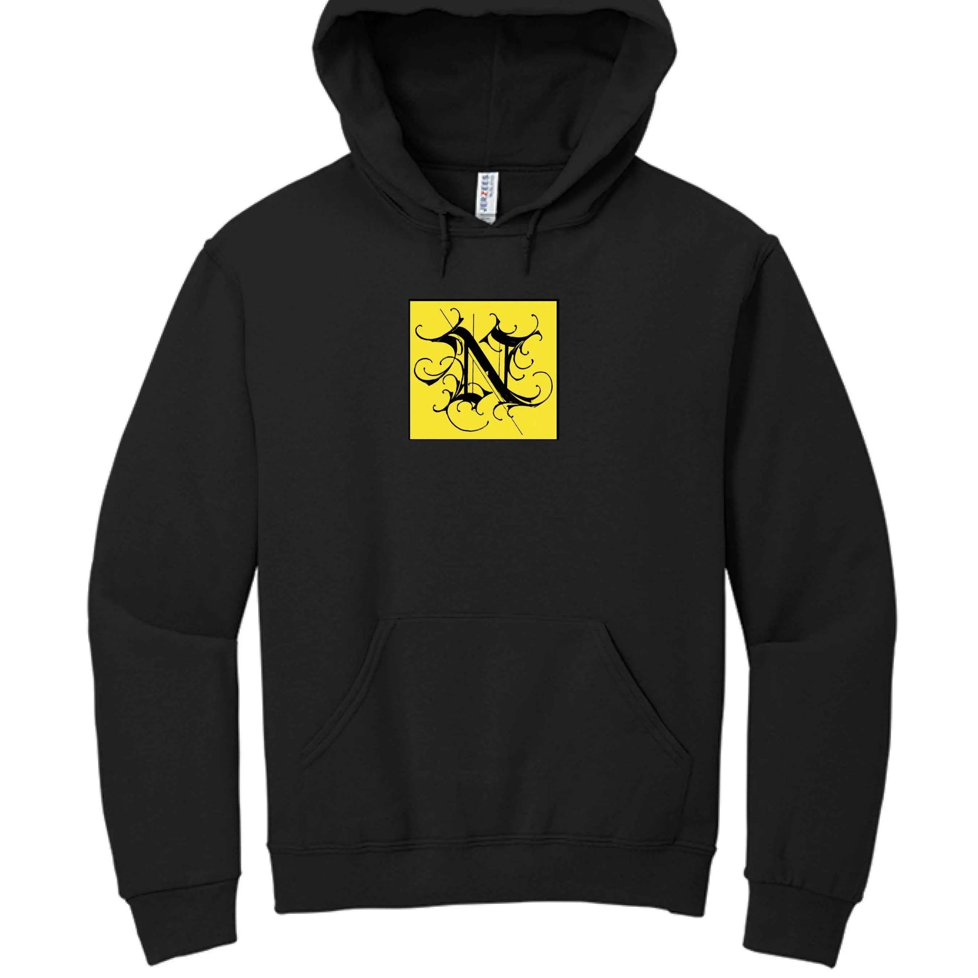 Angels and Demons graphic hoodie with dark aesthetic artwork, unisex streetwear style