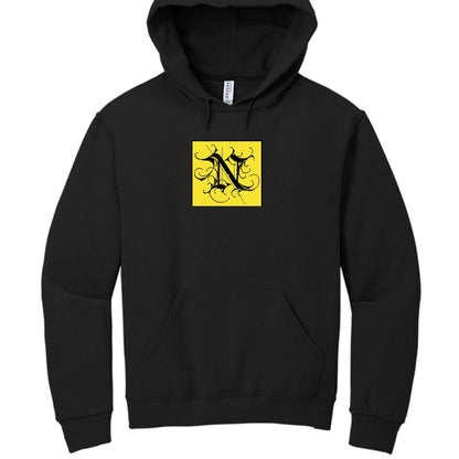 Angels and Demons graphic hoodie with dark aesthetic artwork, unisex streetwear style